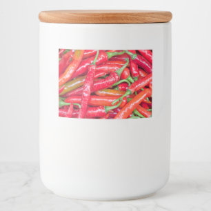 赤唐辛子 フードラベル