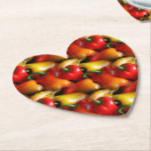 赤唐辛子 ペーパーコースター (アングル)