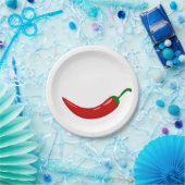 赤唐辛子 ペーパープレート (パーティー)