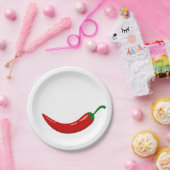 赤唐辛子 ペーパープレート (パーティー)