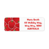 赤唐辛子 ラベル (正面)