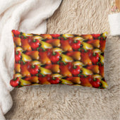 赤唐辛子 ランバークッション (ブランケット)