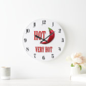 赤唐辛子 ラージ壁時計 (ホーム)