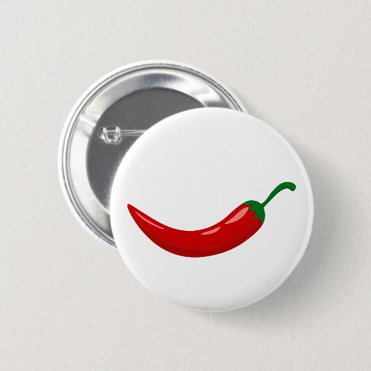 赤唐辛子 缶バッジ (正面&裏面)