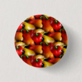 赤唐辛子 缶バッジ (正面)