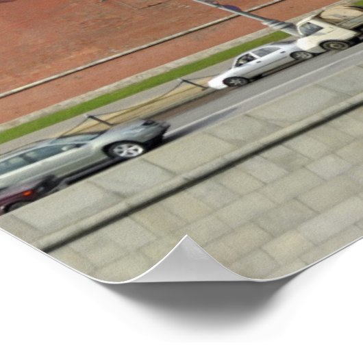 赤四角 ポスター (角)