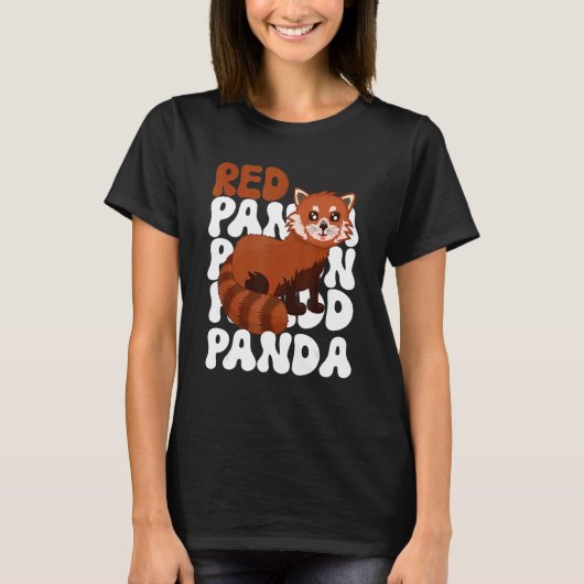 赤国際的パンダデイハロウィンレスキュー救 Tシャツ (正面)