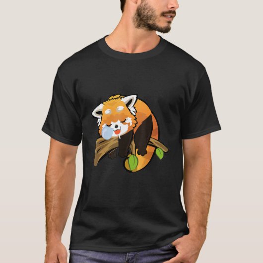 赤国際的パンダデイハロウィンレスキュー救 Tシャツ (正面)