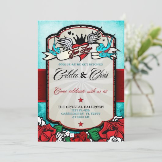 赤土ロカビリー 招待状 (スタンド正面)