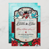 赤土ロカビリー 招待状 (正面/裏面)