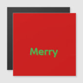 赤地に緑の楽しい名前 (正面/裏面)