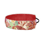 赤地に花の和風プリント, アスレチックヘッドバンド (右)