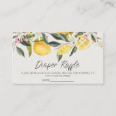 赤地中海のちゃんシャワーおむつラッフルチケット エンクロージャーカード (正面)