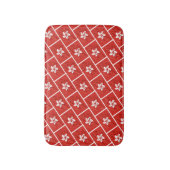 赤地図概要香港国旗 バスマット (正面縦)