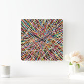 赤壁時計のヘイスタック スクエア壁時計 (ホーム)