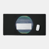 赤外の惑星ジュピターのJWST画像 デスクマット (キーボード&マウス)