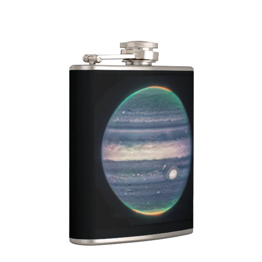 赤外の惑星ジュピターのJWST画像 フラスク (右)