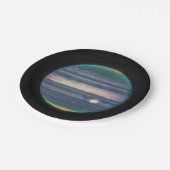 赤外の惑星ジュピターのJWST画像 ペーパープレート (アングル)