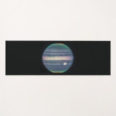 赤外の惑星ジュピターのJWST画像 ヨガマット (正面(横))