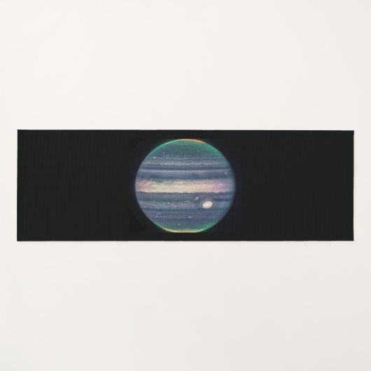 赤外の惑星ジュピターのJWST画像 ヨガマット (正面(横))