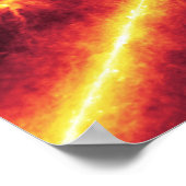赤外線の空に対してスピッツァーを見る2 ポスター (角)