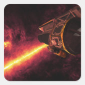 赤外線の空に見えるスピッツァー スクエアシール (正面)