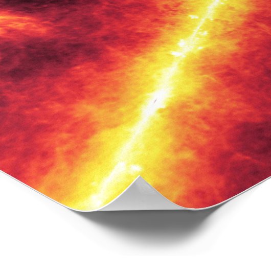 赤外線の空に見えるスピッツァー ポスター (角)