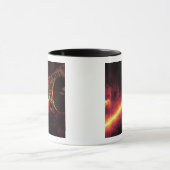 赤外線の空に見えるスピッツァー マグカップ (中央)