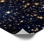 赤外線イーグル星雲の創造の柱 ポスター (角)