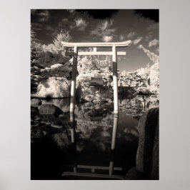 赤外線ガーデン写真 ポスター