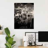 赤外線ガーデン写真 ポスター (ホームオフィス)