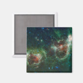赤外線モザイクハートとソウル星雲 マグネット (正面/裏面)