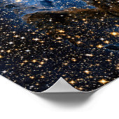 赤外線付近の創造イーグル星雲の柱 ポスター (角)