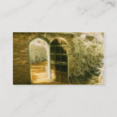 赤外線妖精の庭のドア 名刺 (裏面)