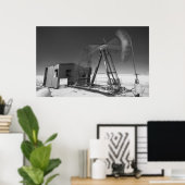 赤外線油井戸 ポスター (ホームオフィス)