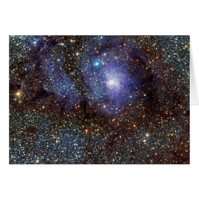 赤外線眺めの礁湖の星雲よりきたない8 M8 NGC 6523 (正面横)