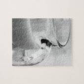 赤外線,白黒,カップ,ガラス,コーヒー, ジグソーパズル (横)