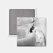 赤外線,白黒,カップ,ガラス,コーヒー, マグネット (正面/裏面)