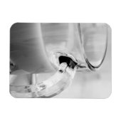 赤外線，白黒，カップ，ガラス，コーヒー， マグネット (横)