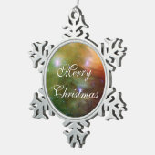 赤外線SSC2007 07Aで星をプレアデス スノーフレークピューターオーナメント (右)