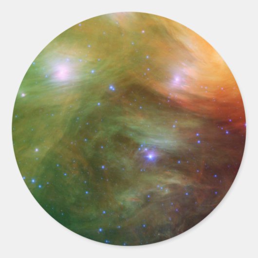 赤外線SSC2007 07Aで星をプレアデス ラウンドシール (正面)