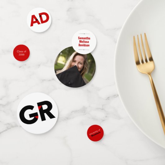 赤大はっきりした角文字卒業 コンフェッティ (グループ)