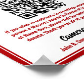 赤大学院大学ファンドQRコード ポスター (角)