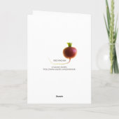 赤大根 カード (裏面)