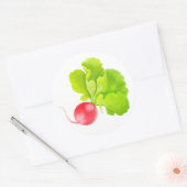 赤大根 ラウンドシール (封筒)