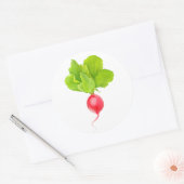 赤大根 ラウンドシール (封筒)