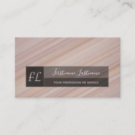 赤大理石ストライプの線大理石構造モノグラム 名刺