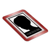 赤大理石フォトマグネット マグネット (右側)