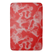 赤大理石抽象芸術 バスマット (正面縦)