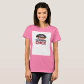 赤大統領の白と青の唇 Tシャツ (正面フル)